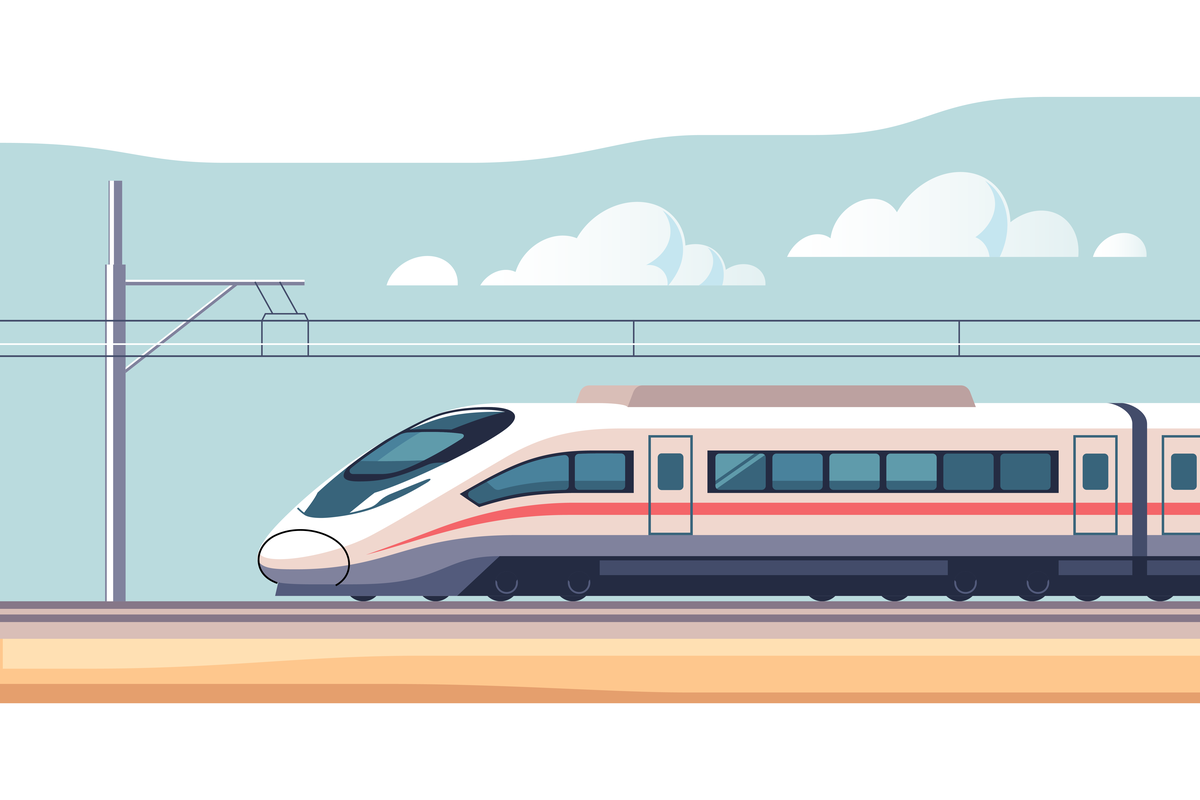 TGV haute vitesse - illustration ferroviaire